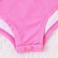 thumbnail image 6 of mgoYE Teen Girl Swimsuits Toddler Girls Printed Long Sleeve One Piece Rash Guard Swimsuit 4-8T(Pink,6-7 Years), 6 of 9