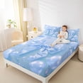 thumbnail image 4 of Feelyou Balloon Ribbon Full Size Sheets, Happy Birthday Party Bed Sheets, 4 Pieces, 4 of 7
