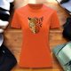 thumbnail image 3 of Playera Blusa Con Estampado De Jaguar Animal Print Ropa Para Mujer Color Anaranjado Talla Grande Marca Emil SaEs, 3 of 4