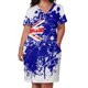 thumbnail image 2 of Vestido holgado con bolsillo y bandera australiana para mujer ropa de lujo para invitados de boda cumpleaños, 2 of 6