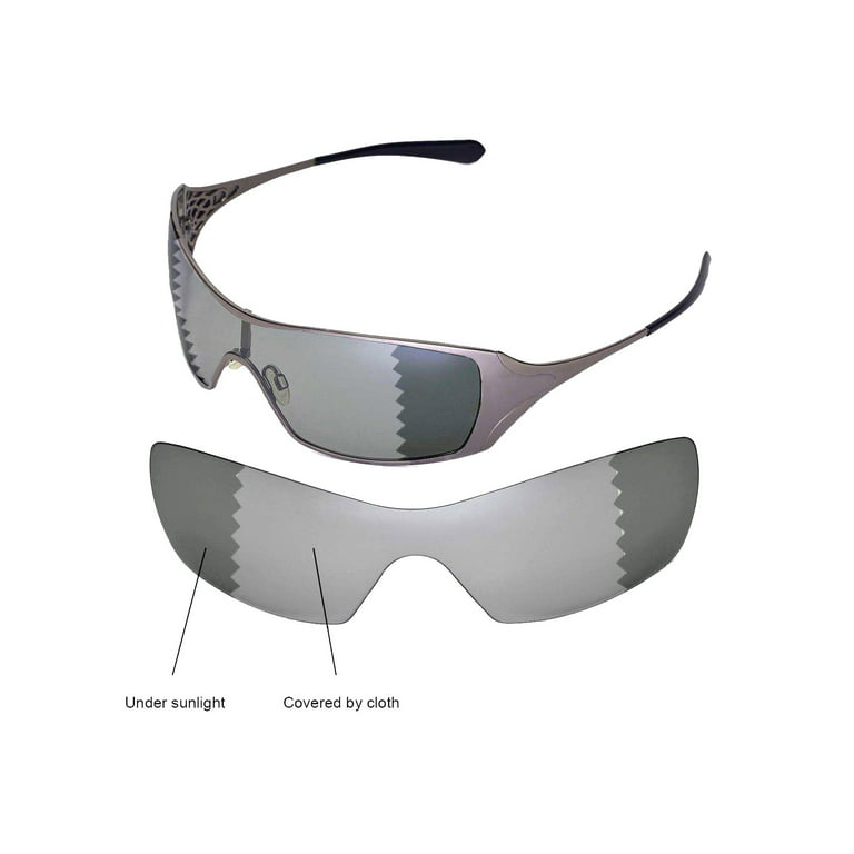 Walleva Polarized Replacement Lenses for Oakley Dart Sunglasses -