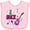 AD-Pink, variant on Inktastic I Rock with Guitar Microphone and Music Notes Boys or Girls Baby Bib