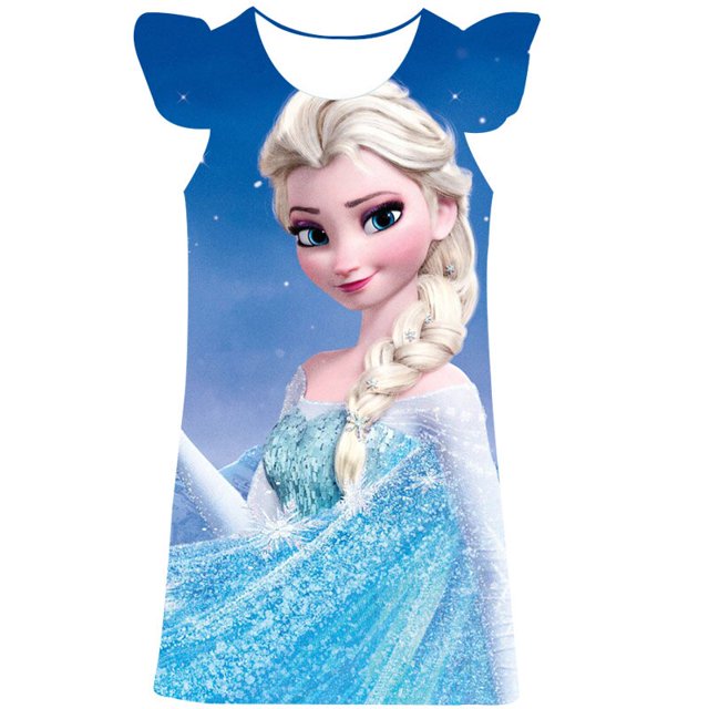 Vestido de Frozen de Disney para niñas, traje de cumpleaños, vestidos elegantes de Elsa, disfraz infantil para niñas, ropa de fiesta para chico, niña de 1 a 10 años, 9T Gao Jinjia LED