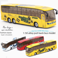 thumbnail image 1 of Autobús de aleación mixta 1:50, autobús urbano, modelo de autobús, luz, música, fondo, Fuerza, 1 of 4