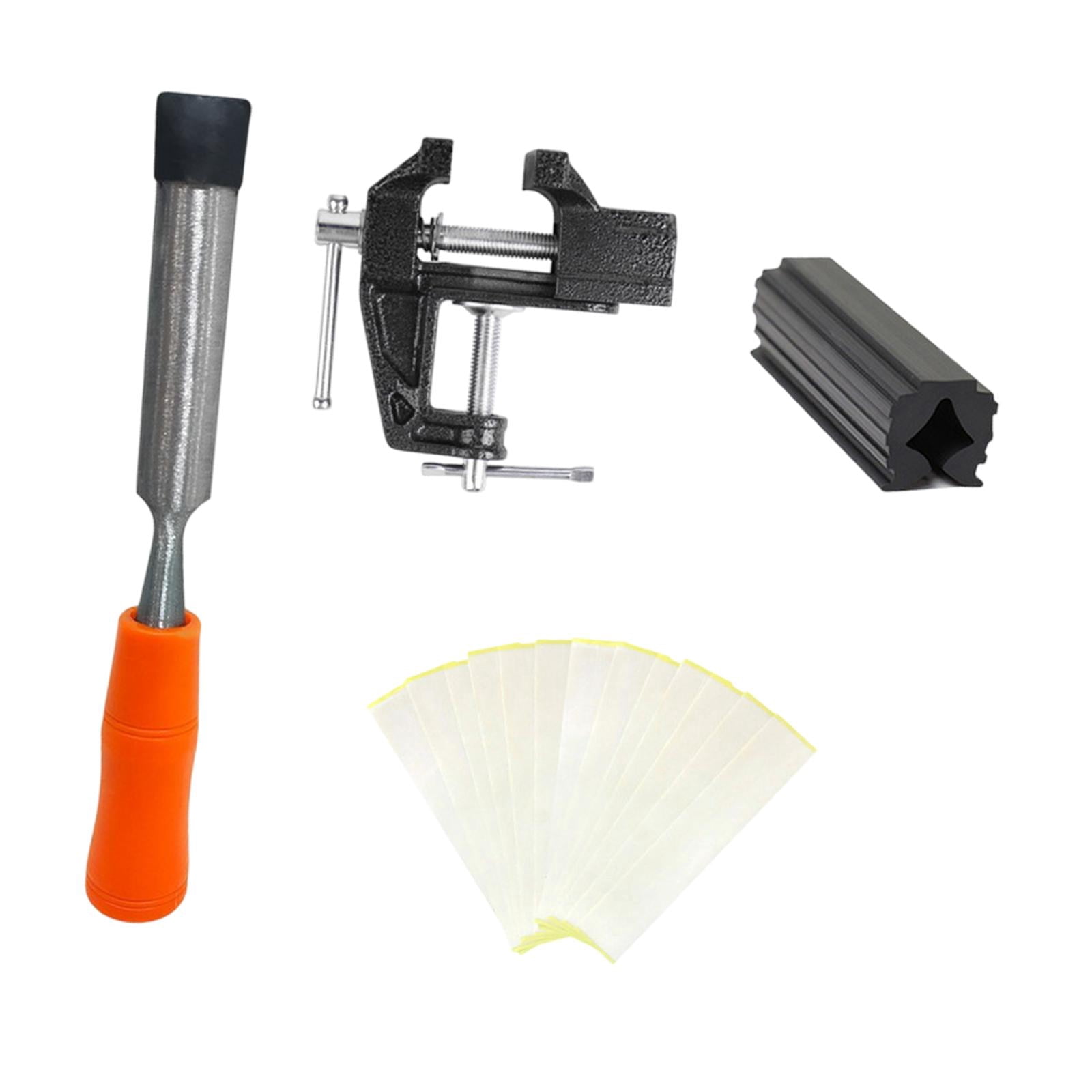 harayaa Golf Club Grip Vise Clamp Kit Gifts for Golf Enthusiast Replacement Professional Orange Remover
