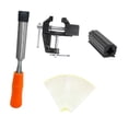 thumbnail image 4 of Kit de abrazadera de tornillo de banco para palos de golf, tornillo de banco de mesa, regalos, cinta de agarre práctica y fácil de usar Removedor de naranja, 4 of 9