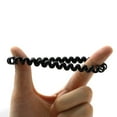 thumbnail image 5 of Heldig Spiral Hair Ties,10 Pieces of Seamless Elastic Hair Tie， No Crease Hair Coil Set Hair Ring Phone Cord Traceless Elastic Hair Ties Ponytail Holder Rubber Bands Set Styling (Black)B, 5 of 6