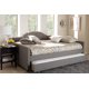 thumbnail image 1 of Sofá cama Baxton Studio Eliza tamaño completo tapizado gris CF8940-Grey-Daybed-F/T, 1 of 2