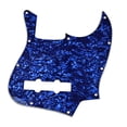 thumbnail image 2 of Greeniant Golpeador de guitarra azul, 10 agujeros, 1 capa, protección contra rasguños con estampado de flores, protección para JB Bass, decoración de Accesorios para instrumentos musicales Greeniant  OD028195-00, 2 of 6