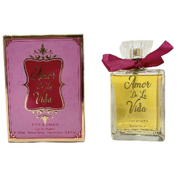 Fragrance Couture Amor De La Vida Eau De Parfum for Women 3.4 Ounce, New in Box