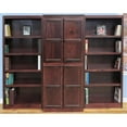 thumbnail image 3 of Pemberly Row 15 Shelf Bookcase Wall with Doors 91"Wx72"H in Cherry, 3 of 7