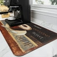 thumbnail image 1 of Coffee Mat Accessories Absorbent Hide Stain Rubber Backed Dish Drying Mats for Kitchen Counter Fits Under Coffee Maker Pot Espresso Machine; Perfect Decor Gift, 1 of 1