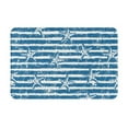 thumbnail image 1 of Balery Ocean on Striped Felpudo de franela, resistente a las manchas y a la decoloración, para uso interior y exterior, fácil de limpiar, 40 x 60 cm, 1 of 7
