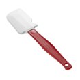thumbnail image 2 of Rubbermaid Commercial Products High Heat Resistant Silicone Heavy Duty Spatula/Food Scraper, 9.5-Inch, 500°F Heat Resistant, Red Handle, for Baking/Cooking/Mixing, Commercial Dishwasher Safe, 2 of 2