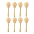 thumbnail image 1 of TISHITA 2x8x Wood Maracas Mini Hand Percussion Rattles for Painting Craft Decor Fiesta M, 1 of 8