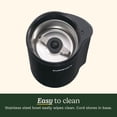 thumbnail image 3 of Cuisinart Coffee Grinder, Holds up to 70g of Beans, Stainless Steel Blades, Black (DCG-20BKNC), 3 of 5