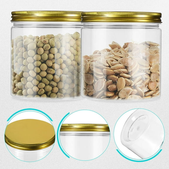 KONTONTY Jars With Lids for Travel 20Pcs 3.3X2.8X2.8in