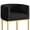 Black-Golden Leg, variant on CRERIYO 26" Counter Height Bar Stools Set of 3, Fabric Upholstered Modern Barrel Bar Chairs with Metal Frame, Beige