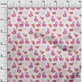 thumbnail image 3 of oneOone Polyester Lycra Light Pale Pink Fabric Donut Pattern Quilting Supplies Print Sewing Fabric By The Yard 56 Inch Wide, 3 of 6