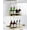 Gold, variant on Over the Door Shower Caddy Hanging With Double Soap Holder Never Rust Hanging Shower Caddy With 4 Hooks Hanging Bathroom Organizer No Drilling Shelves for Bathroom Storage Gold