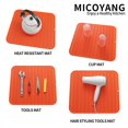 thumbnail image 4 of Alfombrilla de silicona para secar platos MicoYang, naranja, resistente al calor, 4 of 9