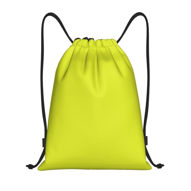 Fotbe Yellow Bolsa Mochila con Cordón Estampada, Bolsa de Gimnasio Deportiva, Bolsa Cinch, Bolsa con Cordón para Hombres y Mujeres-Small