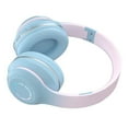 thumbnail image 2 of Foldable  Headphone with Heavy Bass, Noise Cancelling,  Headset for Phone Laptop, Gradient Color, Light, 2 of 8