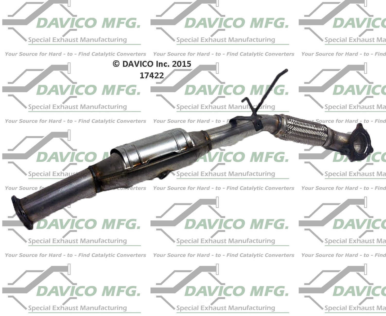 Davico Mfg 17422 Direct-Fit Catalytic Converter