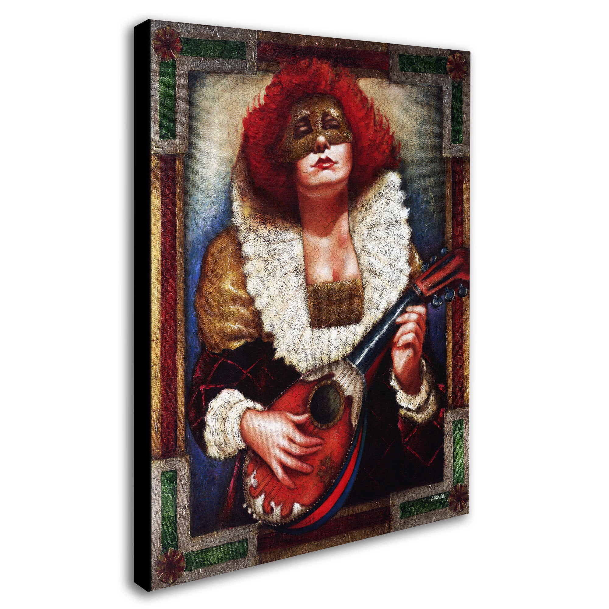 Trademark Fine Art "Lady of Laudes" Canvas Art by Edgar Barrios