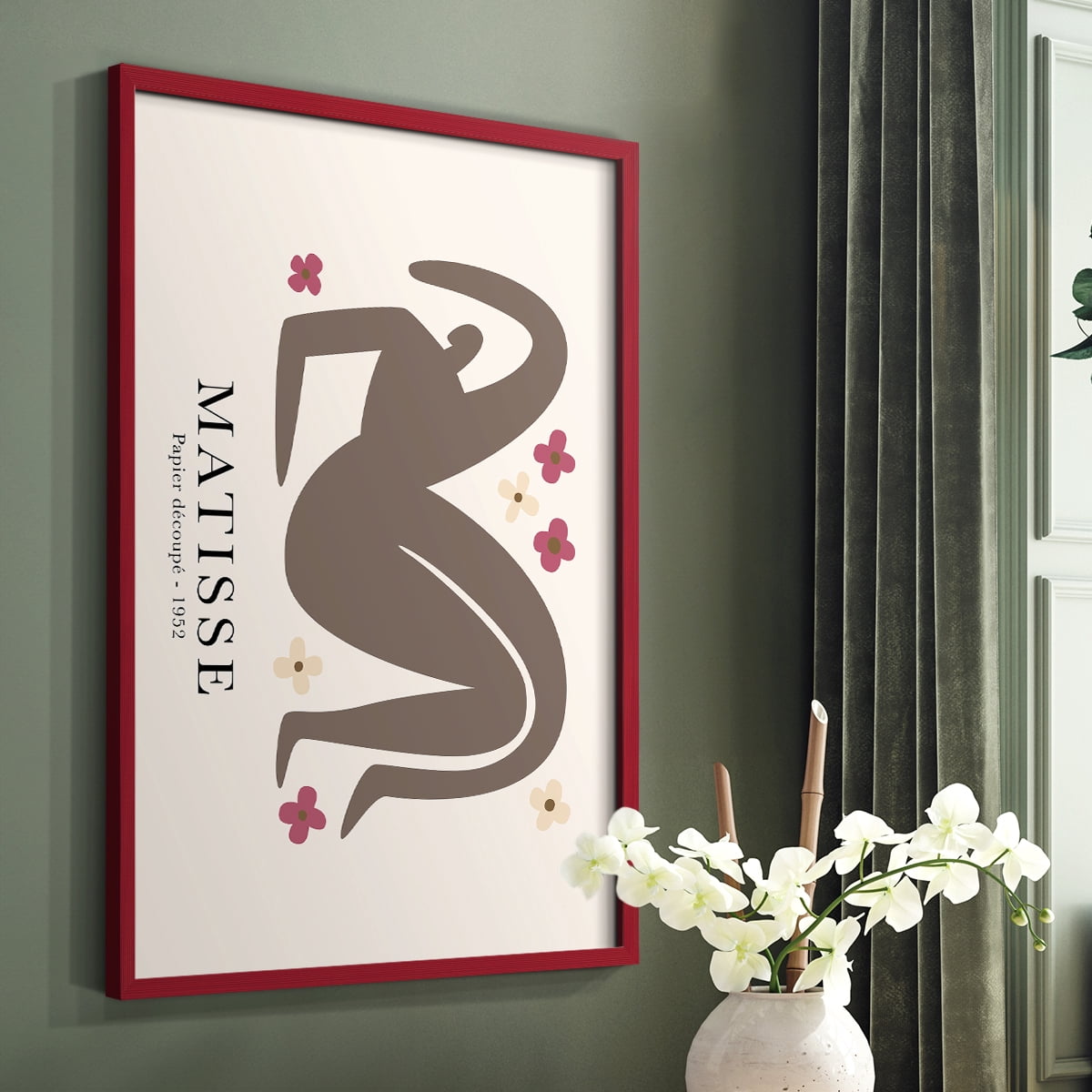 Matisse CCXLIV in Solid Wood 8 x 10 Framed Print