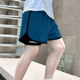 thumbnail image 5 of Jinhomg Boys Running Shorts with Liner Quick Dry Athletic Shorts Gym Biker Shorts 2 in 1 Wokout Shorts Lightweight Outdoor Sportswear 7-17 Years, 5 of 8