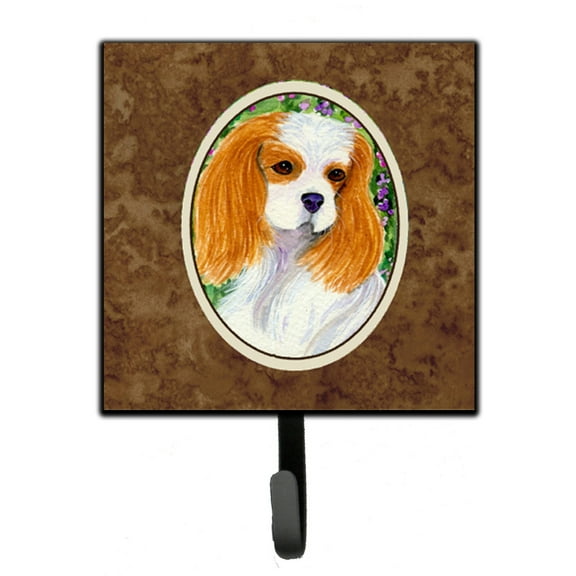 Caroline's Treasures SS1006SH4 Cavalier Spaniel Leash or Key Holder, Single Hook, multicolor