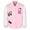 Pink, variant on Hello Kitty French Terry Varsity Bomber Jacket Little Kid to Big Kid