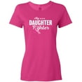 thumbnail image 3 of Inktastic Breast Cancer Awareness My Daughter is a Fighter Women's T-Shirt, 3 of 5