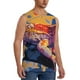 thumbnail image 2 of Balery Colorful Gecko Jungle Art Camisetas sin mangas para hombre, absorbe la humedad y protege contra el mal olor.-Medium, 2 of 7