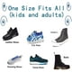 thumbnail image 3 of Cordones sin atar para niños y adultos, cordones elásticos para zapatos, cinta de bloqueo, 6 pares, reemplazo de cordones para zapatos sin corbata para zapatillas de deporte Adepaton WMZL-1919-1, 3 of 7