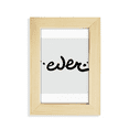 thumbnail image 1 of Ever Funny quote handwrite estilo Escritorio de madera Arte Pintura 5x7 pies Marco de foto, 1 of 4