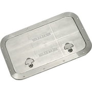 Bomar C4812 Commercial Grade Cast Aluminum Inspection Hatch, 15-15/16" x 13-1/16" O.D., Rectangle