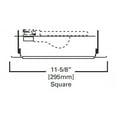 thumbnail image 3 of Halo 20P 10-1/2" Square Recessed Trim - White, 3 of 4