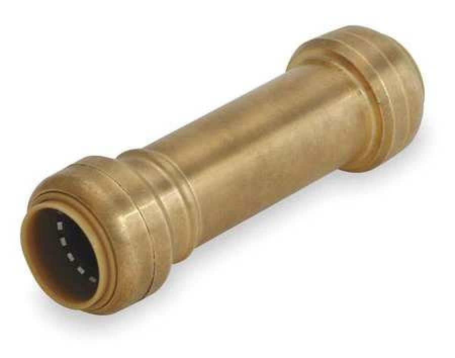 SHARKBITE U3008LF 1/2" PushtoConnect DZR Brass Slip Coupling