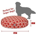 thumbnail image 3 of Majestic Pet | Links Round Pet Bed For Dogs, Removable Cover, Red, Large, 3 of 6