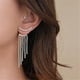 thumbnail image 4 of Pendientes de lujo con flecos para mujer, aretes colgantes de circonita con diamantes de imitación, joyería brillante para fiesta y boda, regalos, 2023, 4 of 4