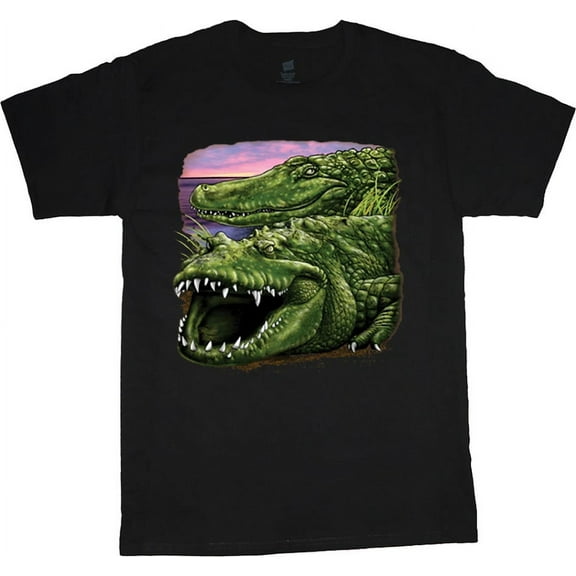 Wildlife Gifts Alligator T-shirt Mens Graphic Tees