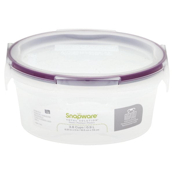 Snapware Total Solution 3.8 Cups Plastic Food Storage, 1 container ...