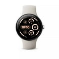 thumbnail image 3 of Restored Google Pixel Watch 3 (41mm) Wear OS Smartwatch (LTE) Silver with Porcelain Active Band (Refurbished), 3 of 5