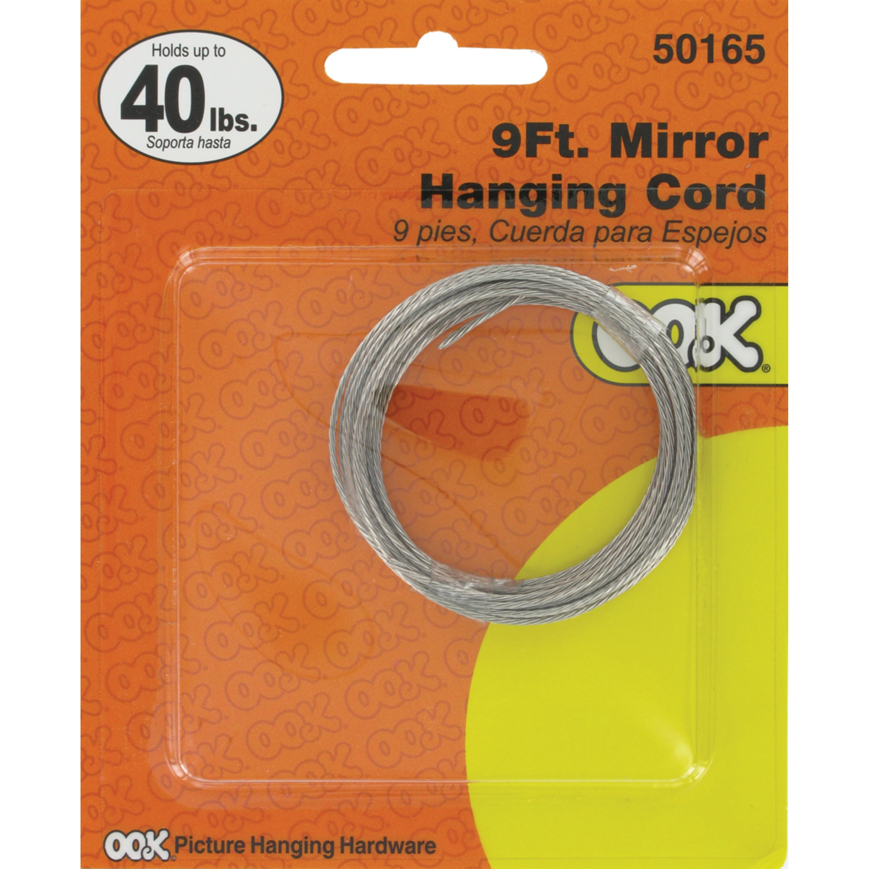 Ook Mirror Hanging Wire, 9 Ft.
