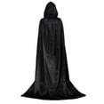 thumbnail image 1 of Capas de Halloween Bata con capucha Cosplay largo Vampire Devil Disfraces Capa (120 cm), 1 of 2