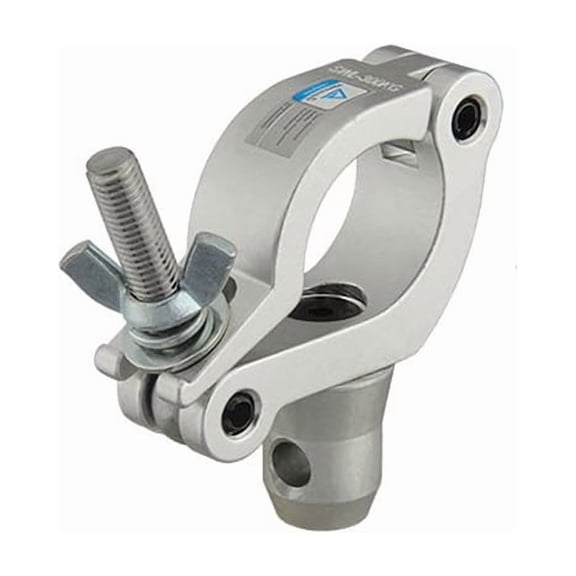 2-Packs Aluminum Truss Clamp for 49-51mm Truss Tube Moving Head Light Truss Hook for Dj Beam Lights