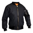 thumbnail image 2 of Rothco Black Womens MA-1 Flight Jacket - 7313 - M, 2 of 2