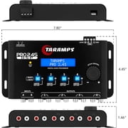 Taramps Pro 2.4S DSP Crossover full Digital Signal Processor and Equalizer with sequencer 15-band Graphic Equalization 12 preset EQ 2-Channel in and 4-Channel Out